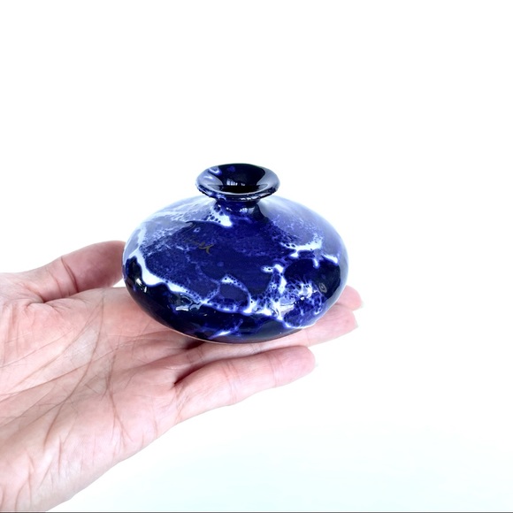 Decorative Glazed Ceramic Vase - Picture 4 of 8
